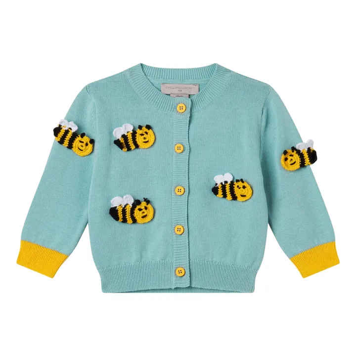 Stella McCartney Kids Cardigan Abeille | Bleu ciel