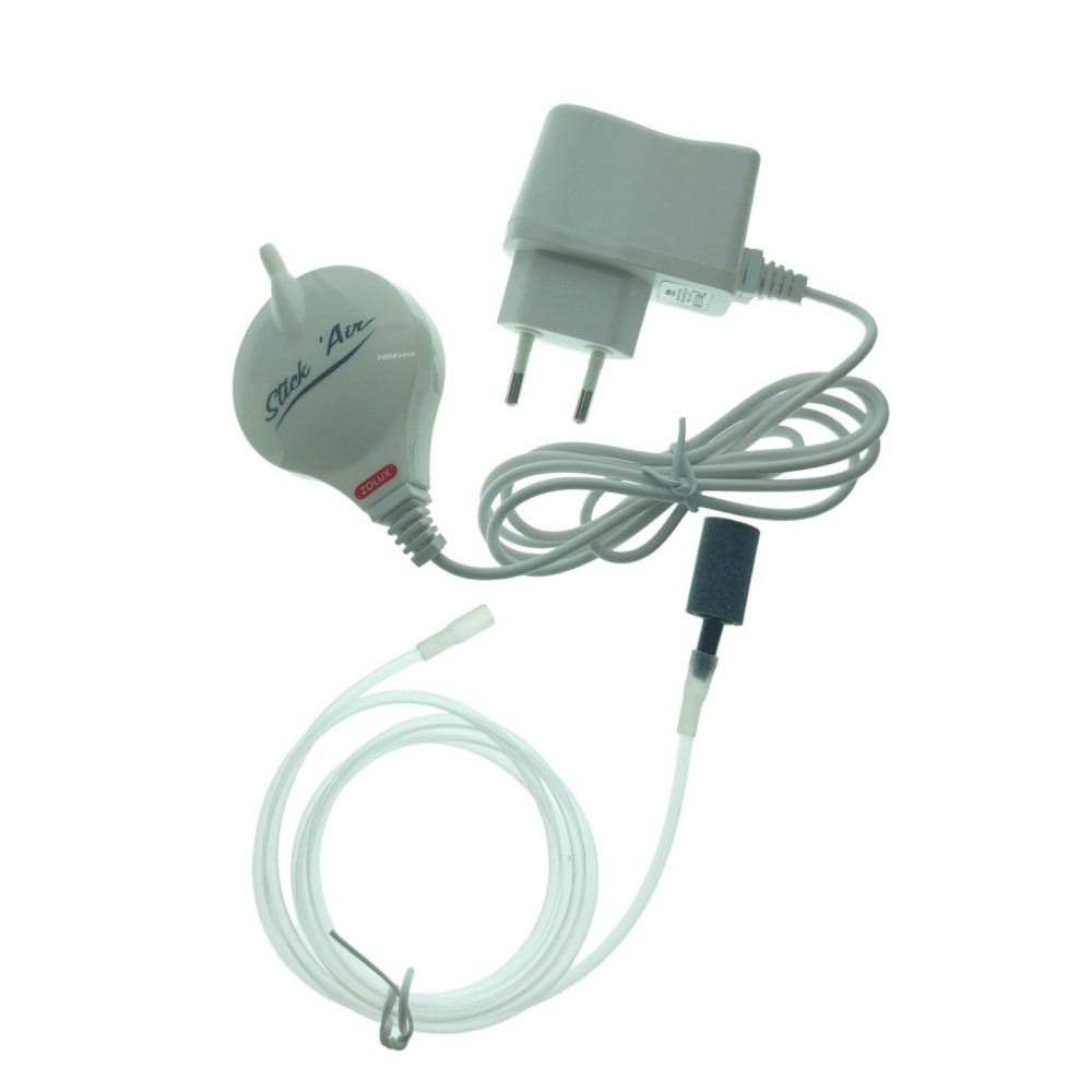 Bulleur aérateur 1.5w débit 18.6 l/h couleur blanc pour aquarium