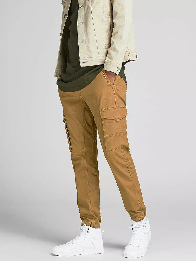 JACK & JONES Cargohose JPSTPAUL  braun