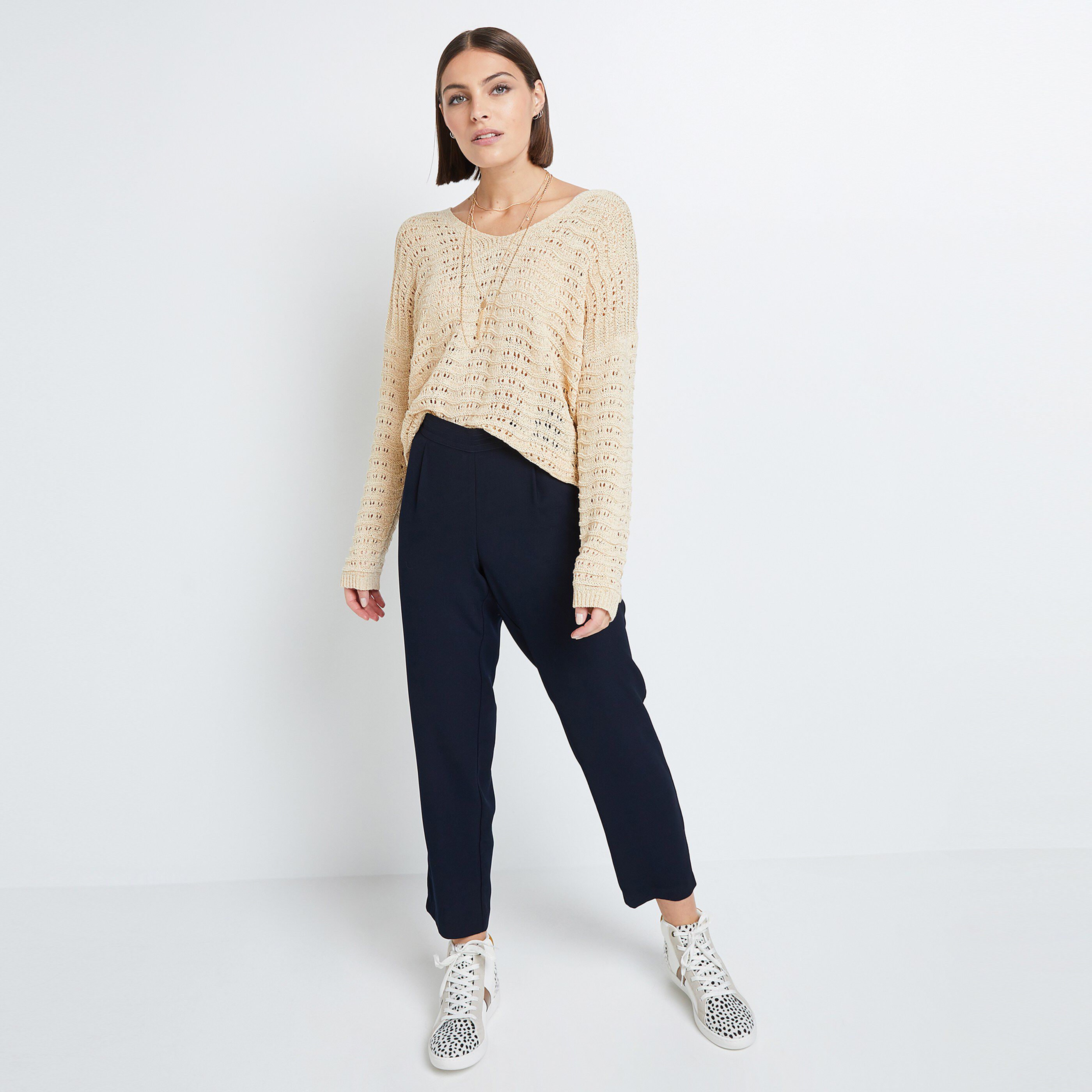 Pantalon fluide femme - BLEU