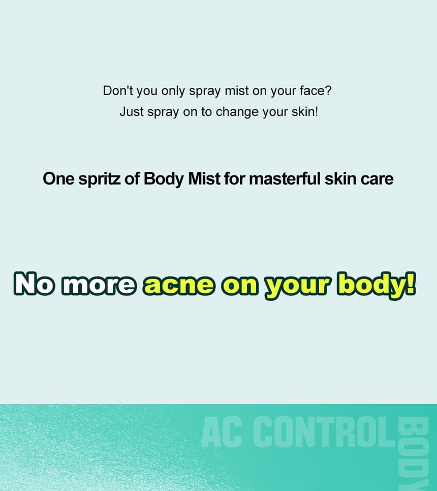 Derma: B - AC Control Body Mist