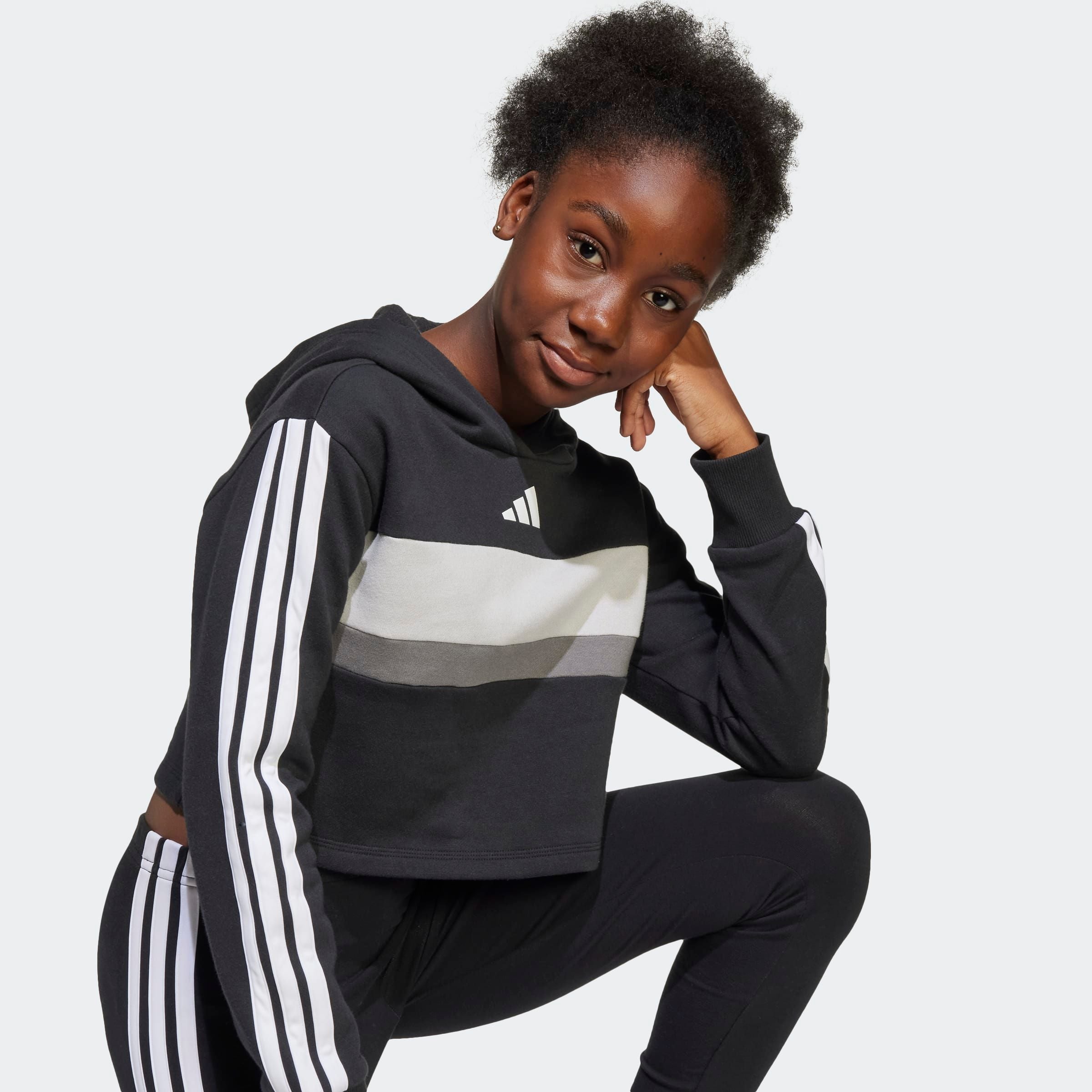 adidas Sportswear Trainingsanzug »JG 3S TIB FL ST« 2 Stk. tlg.