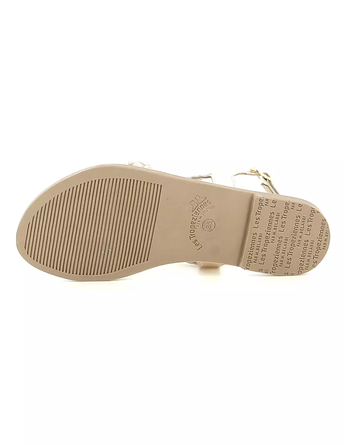 LES TROPEZIENNES DIAMS TRESSE - Sandales & nu-pieds Or