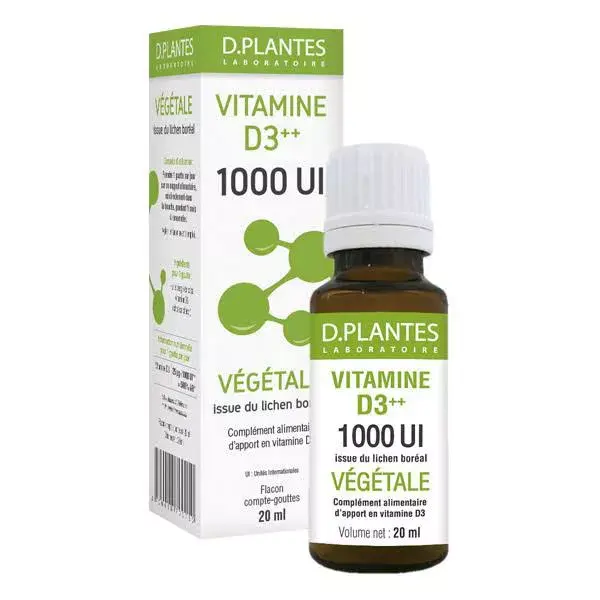 D.Plantes Vitamina D3 Fonte Vegetal 1000 UI 20ml