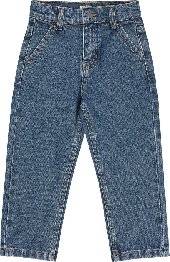 Copenhagen Colors ORGANIC JUNIOR JEANS, REUGULAR FIT Indigo blue washed