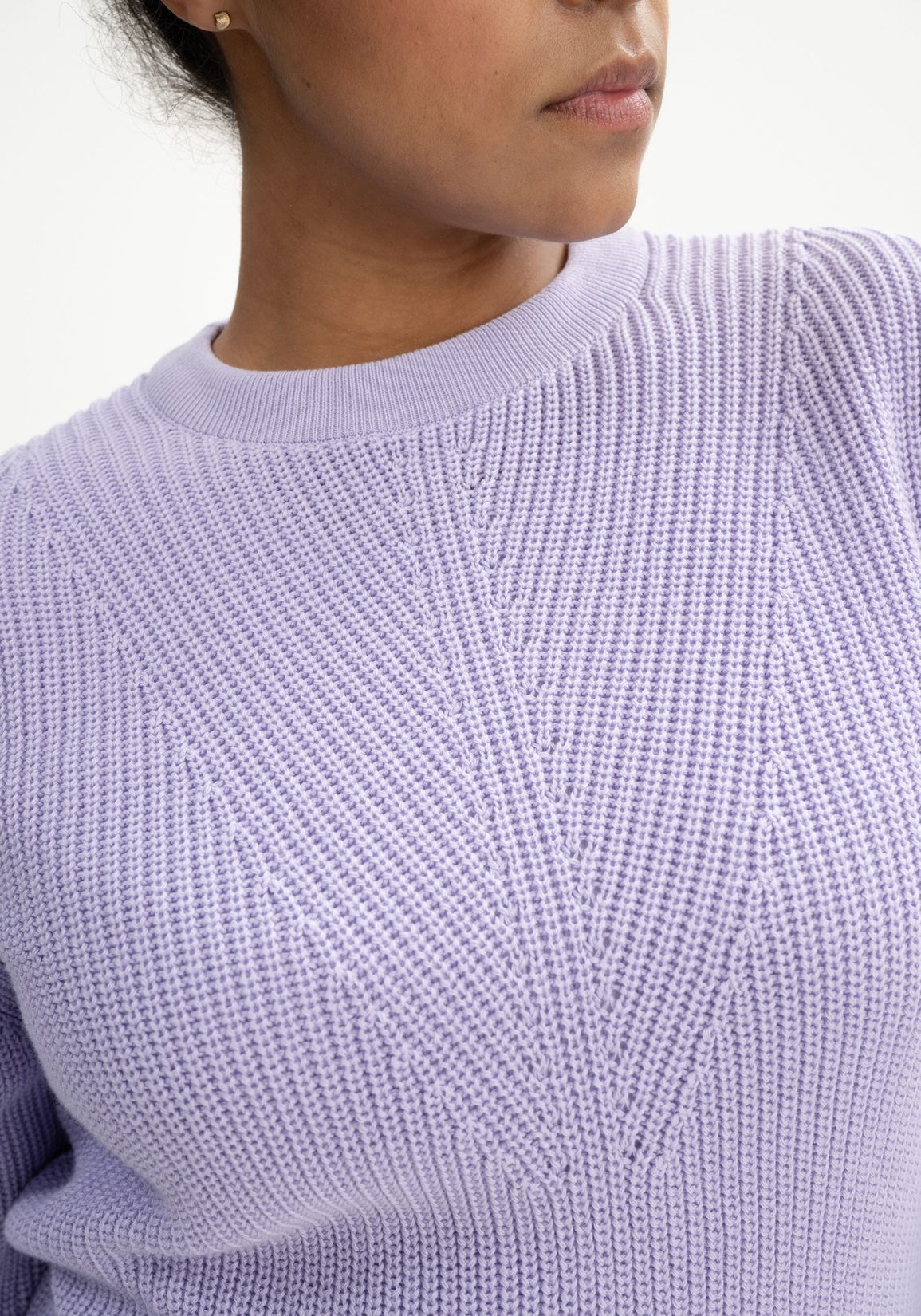 Mela Strickpullover Gauri Krokus