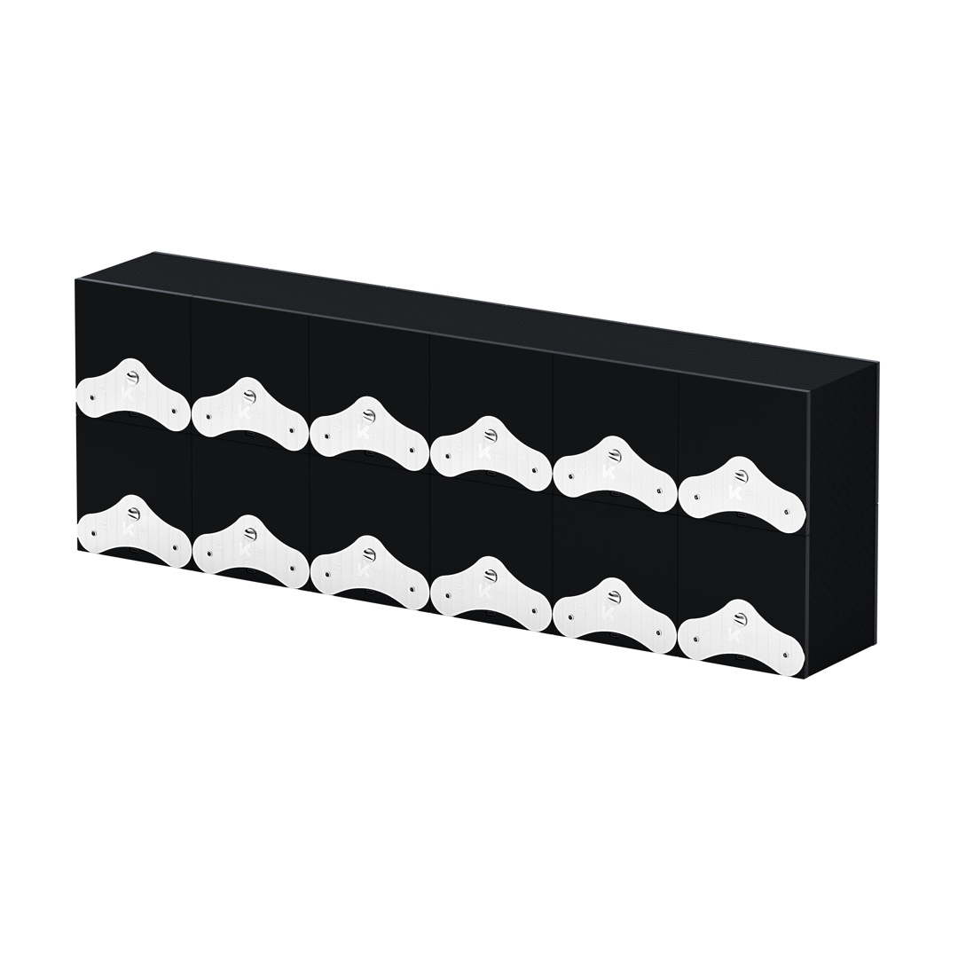 SwissKubik Masterbox Carbon - 12 Uhren