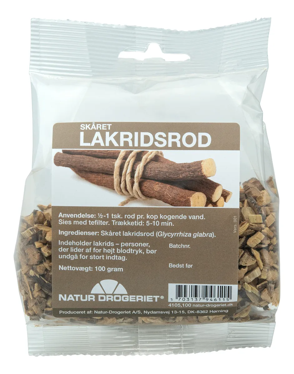 Natur-Drogeriet Lakridsrod Skåret - 100 g.