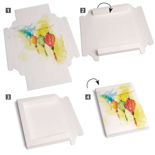GERSTAECKER 3D-Aquarellkarton Basic, faltbar