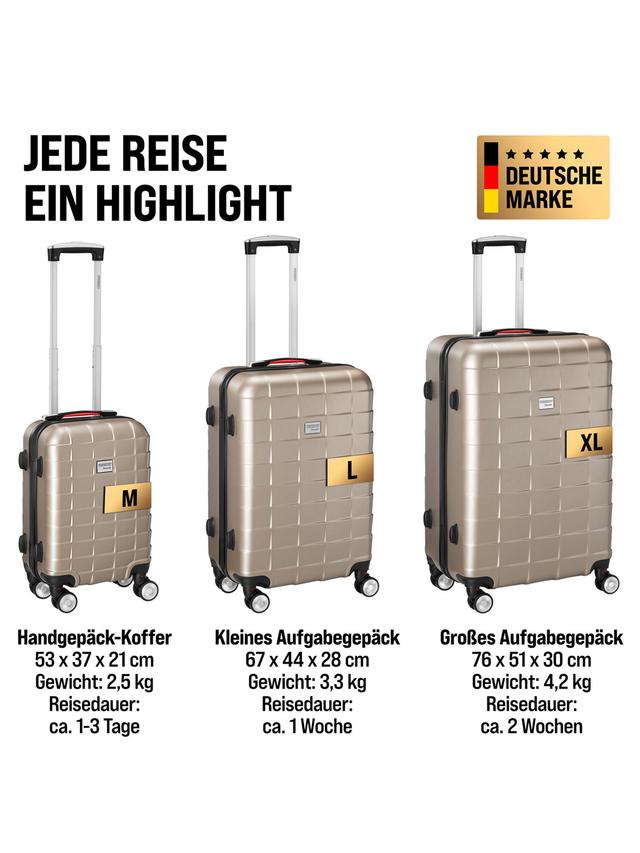 Komfortables reisen mit 3-teiligem Kofferset