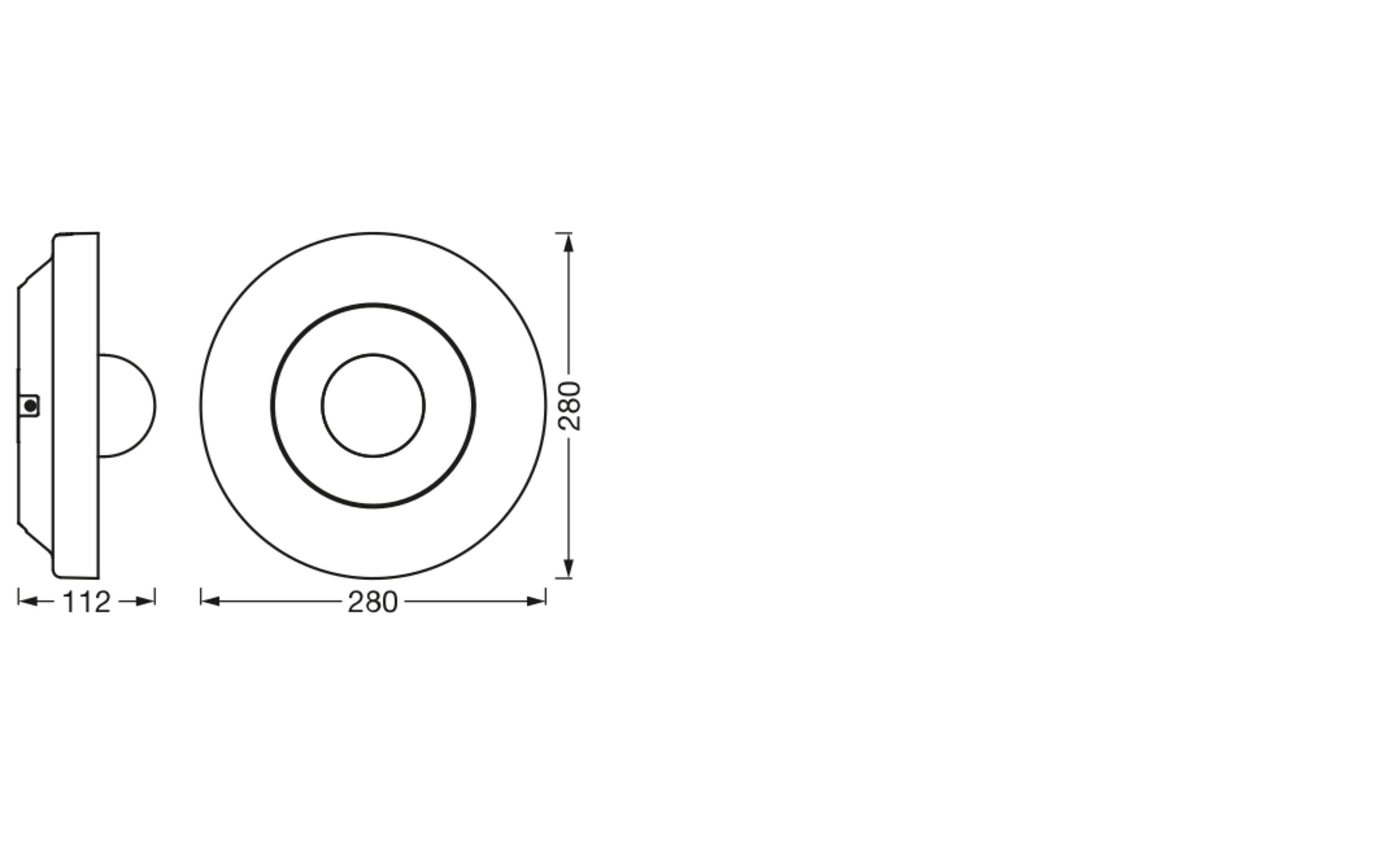 Outdoor Deckenleuchte Smart+ Circle Camera HD<br>Outdoor Smart Camera Circle Control