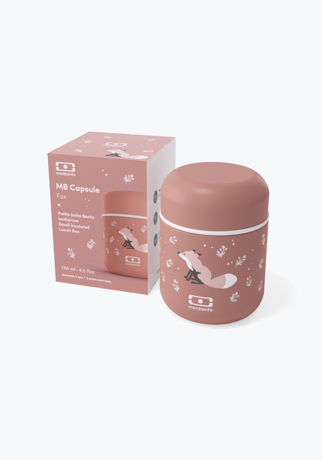 Monbento Small Insulated Kinder-Lunchbox Capsule Cinnamon Fox
