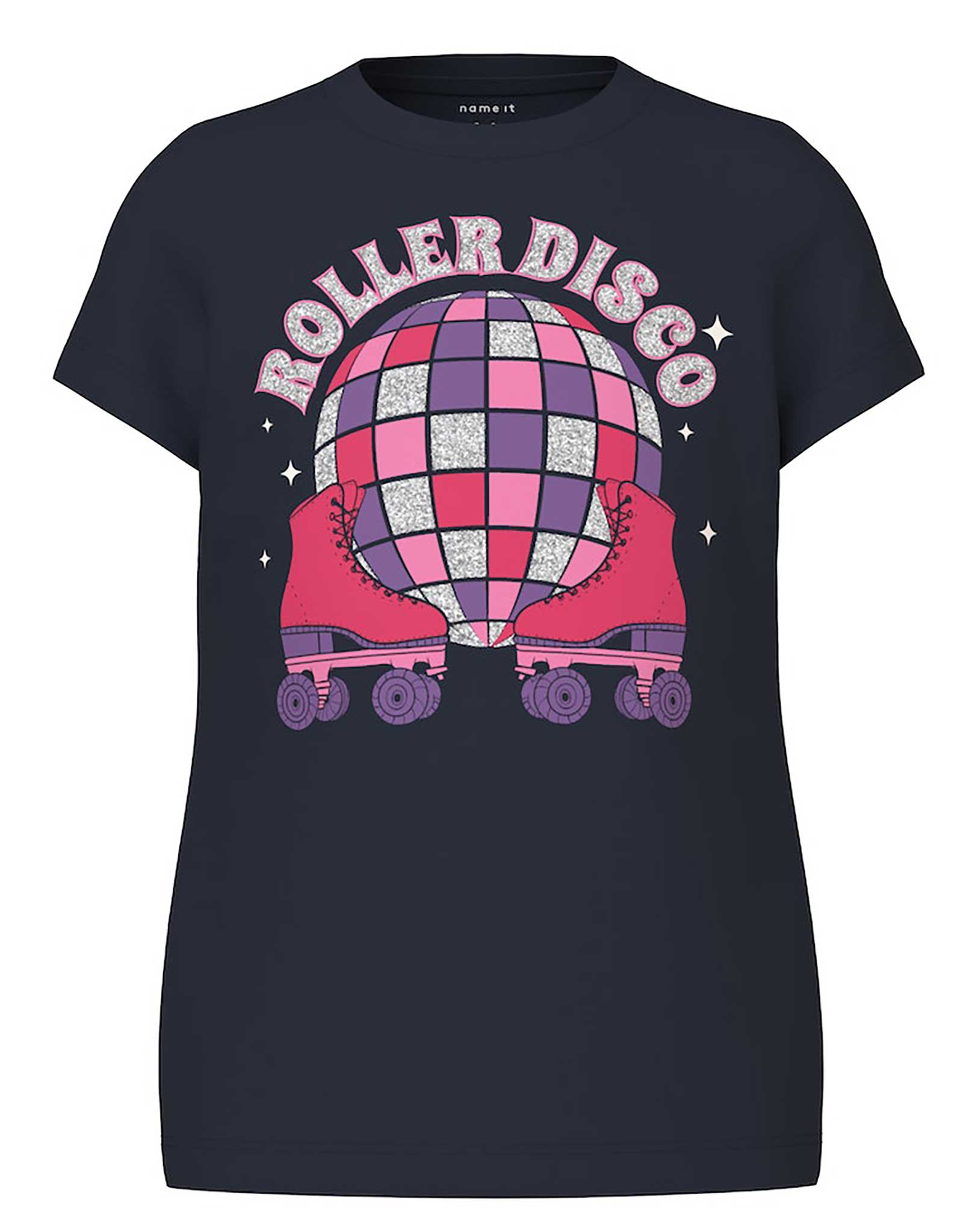 T-Shirt NKFBEATE ROLLER DISCO in dark sapphire