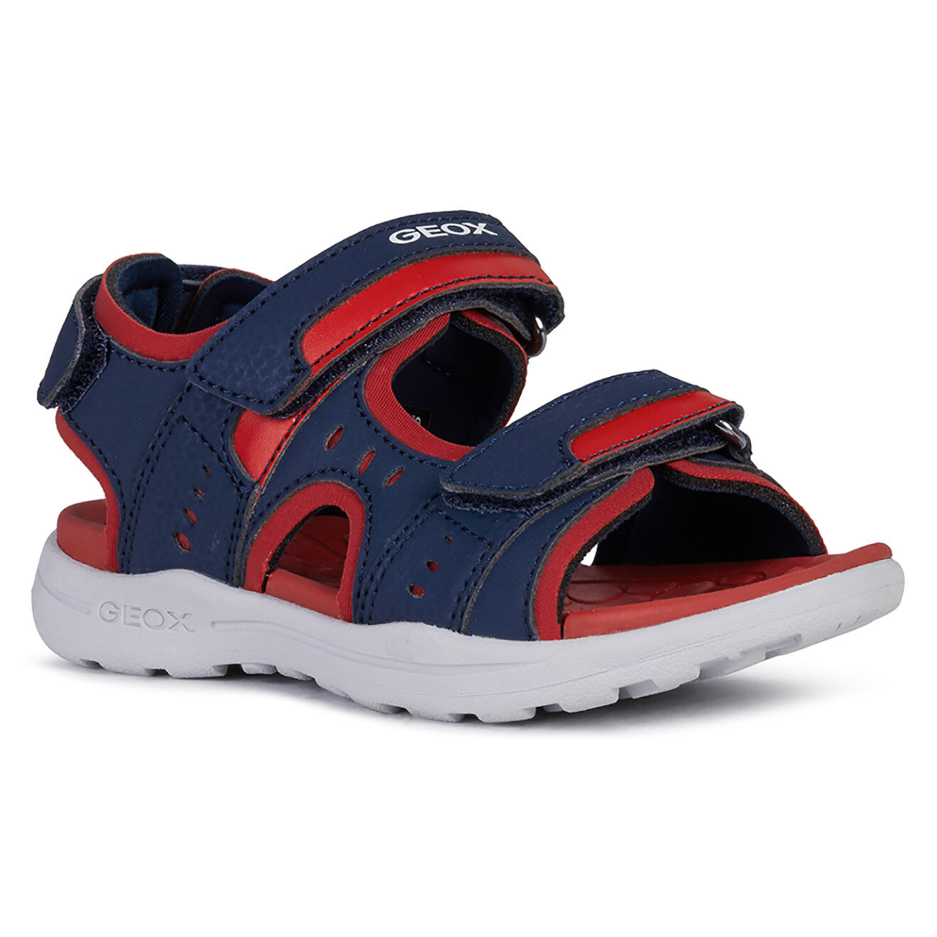 Geox Sandales Vaniett bleu marine/rouge