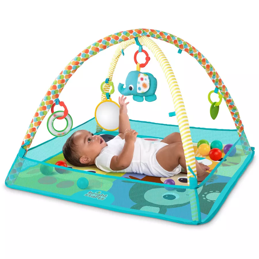 Bright Starts Zoo Spieldecke und Bällebad