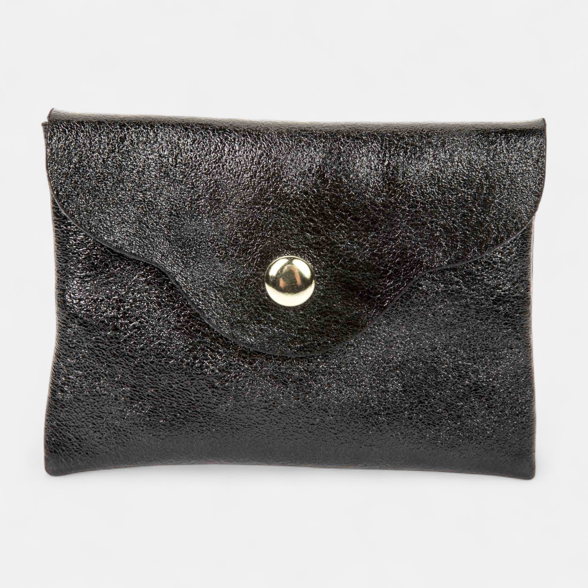 Petite maroquinerie en cuir noir