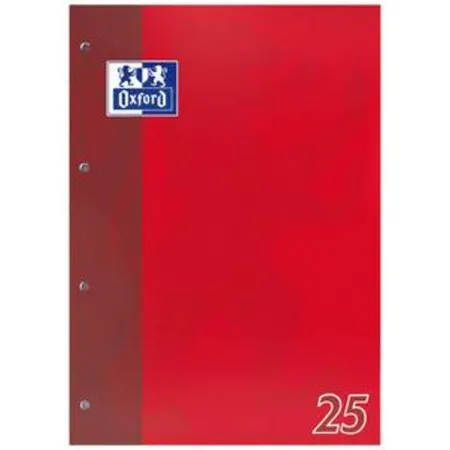 Oxford Schulblock,90 g/qm, A4, 9mm liniert/Rand, 50 Bl., sortiert, Optik Paper®