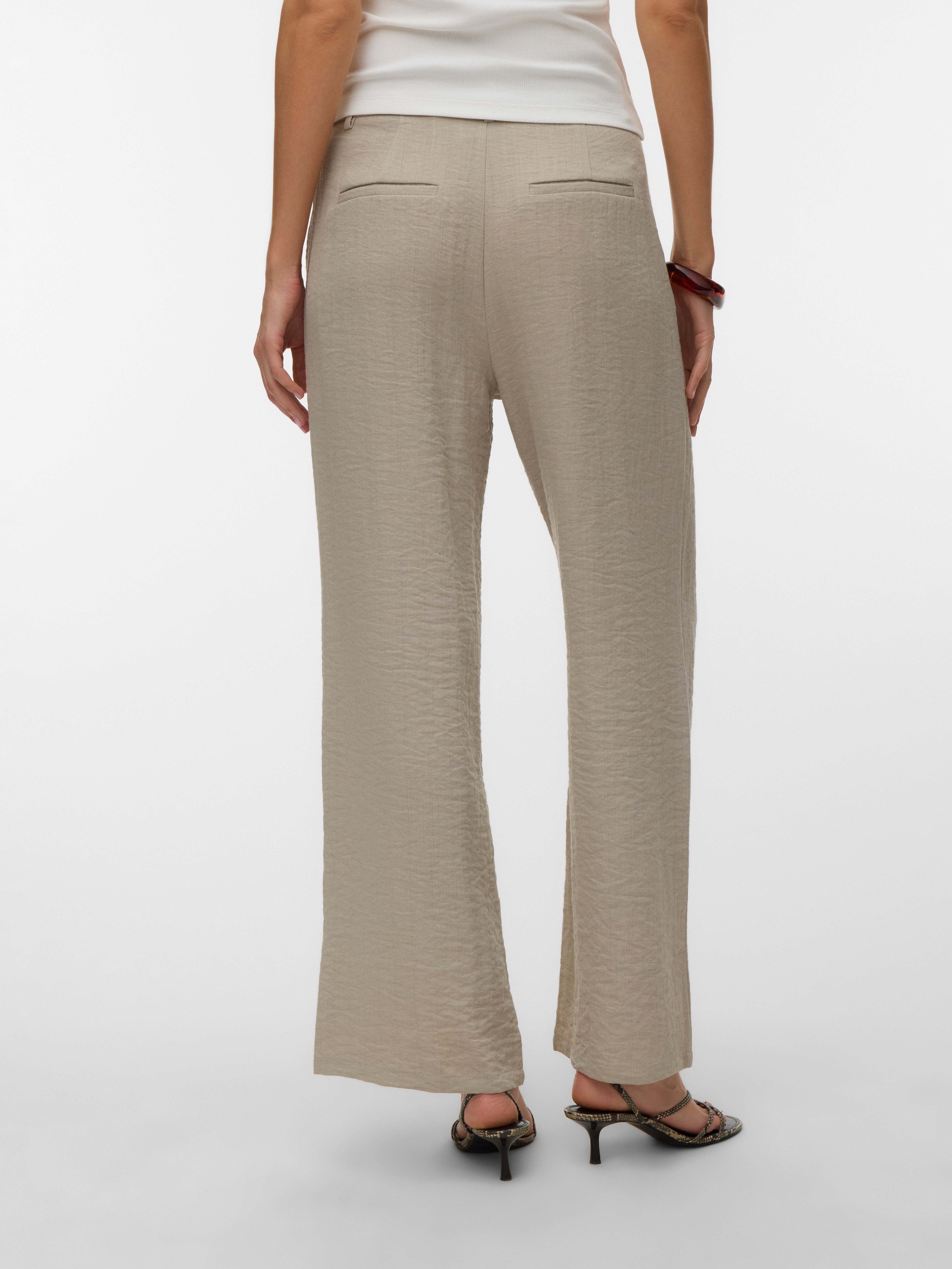 AWBRAELYN Mid waist Broek