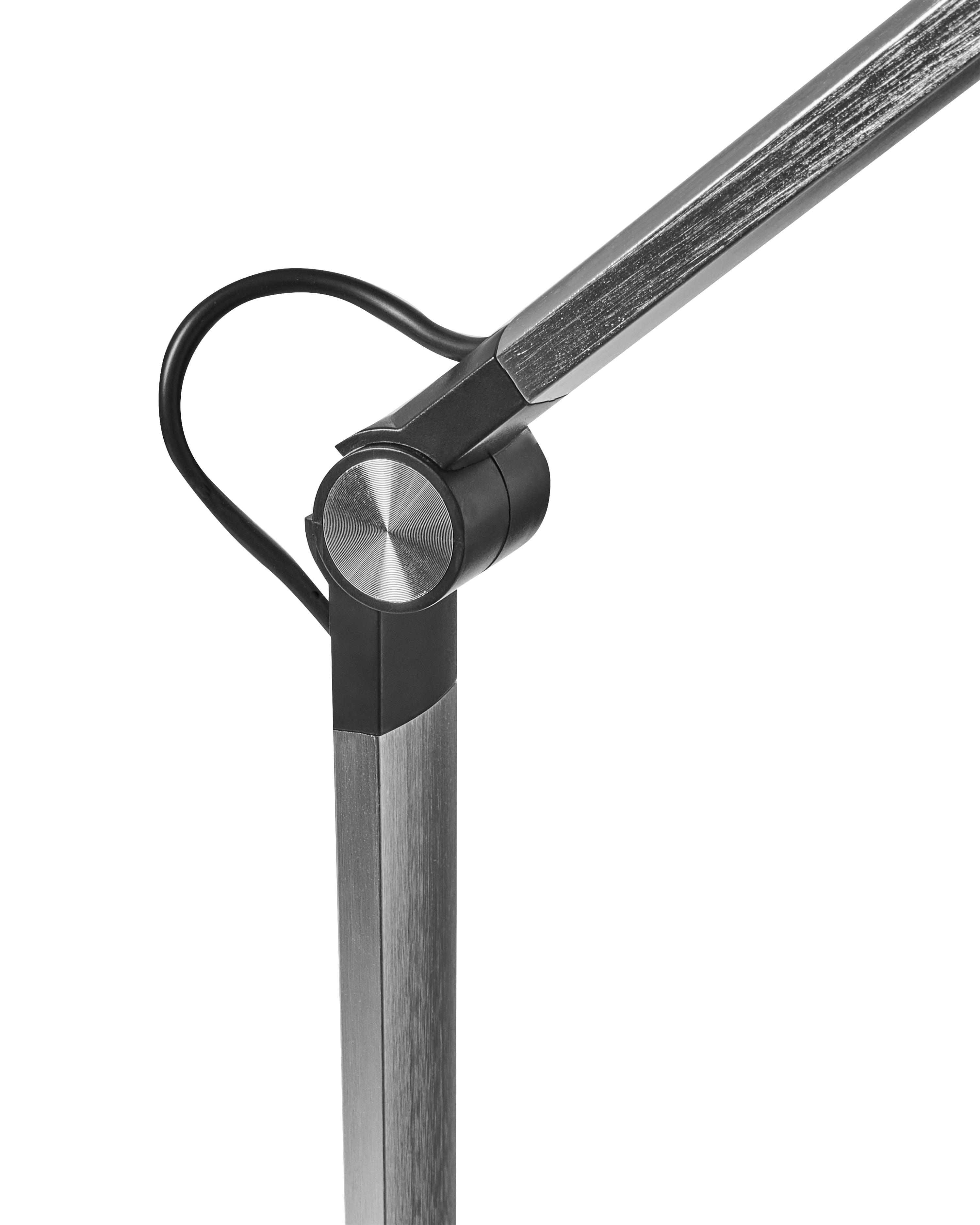 LED bureaulamp AQUILA met dimmer Zilver