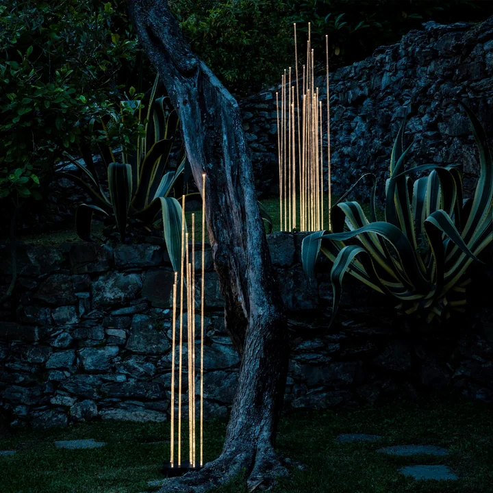 Artemide - Reeds Outdoor LED-Stehleuchte, einfach / anthrazitgrau