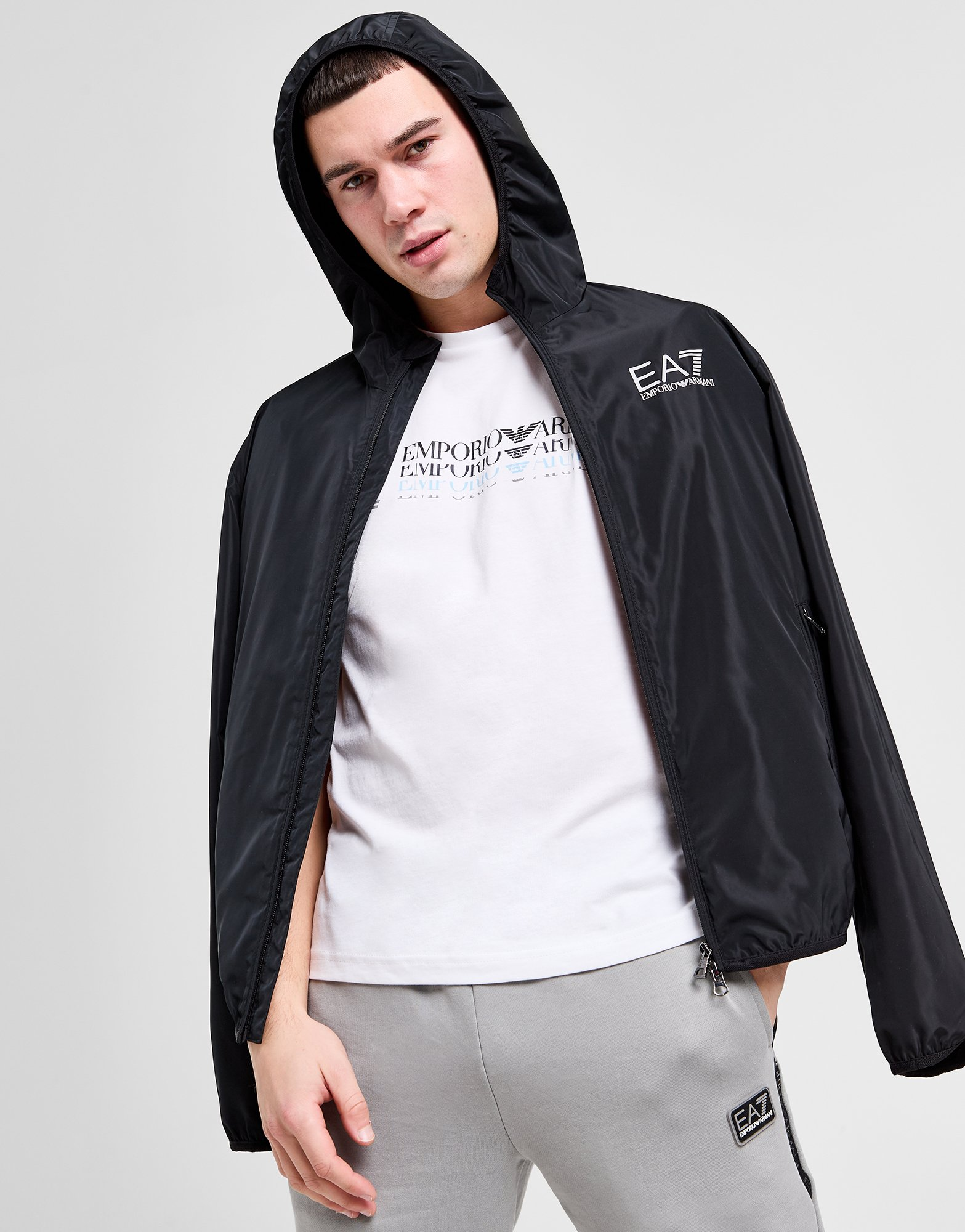 Emporio Armani EA7 T-shirt Fade Repeat Logo Homme