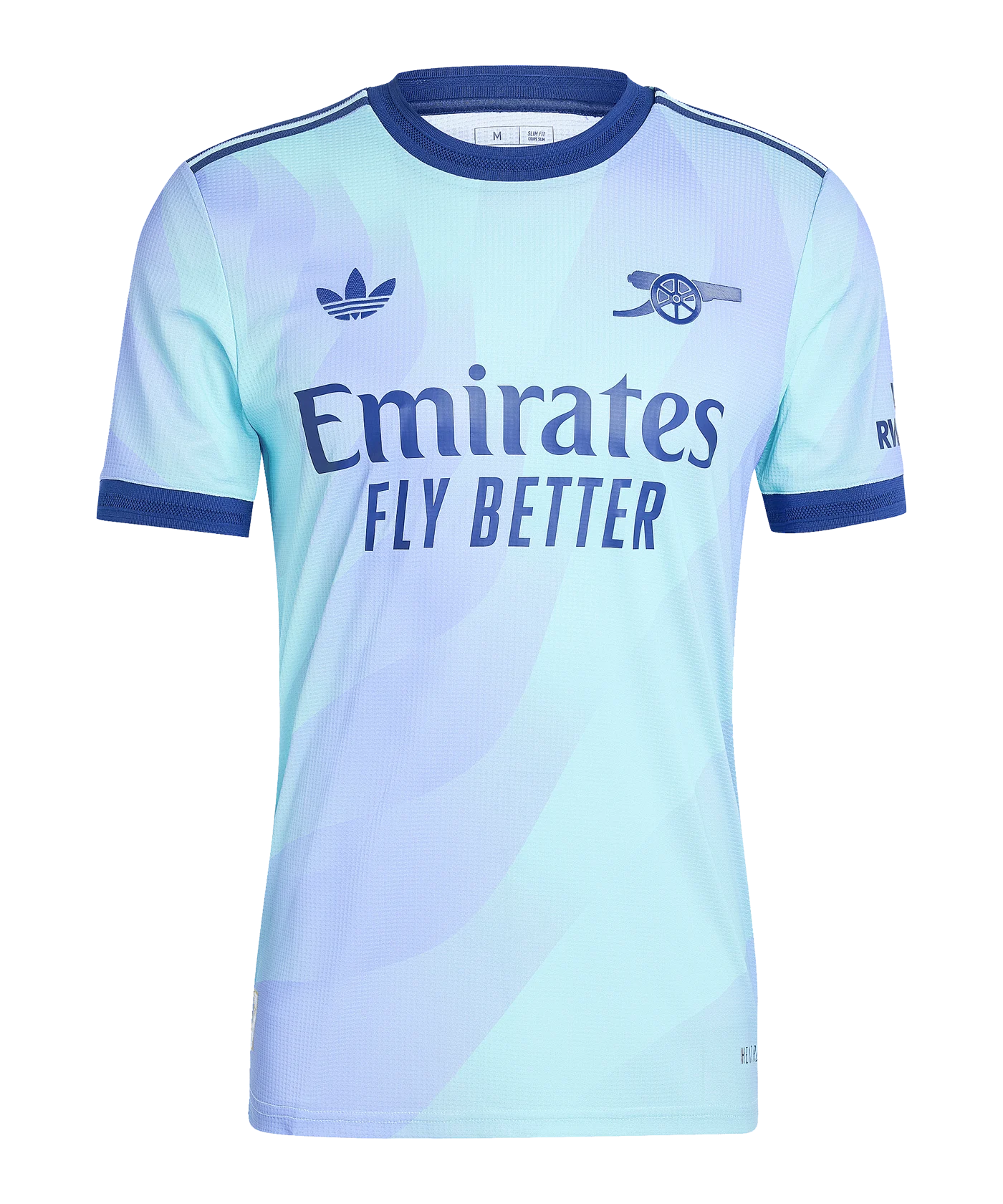 adidas Original FC Arsenal London Auth. Trikot 3rd 2024/2025 Türkis