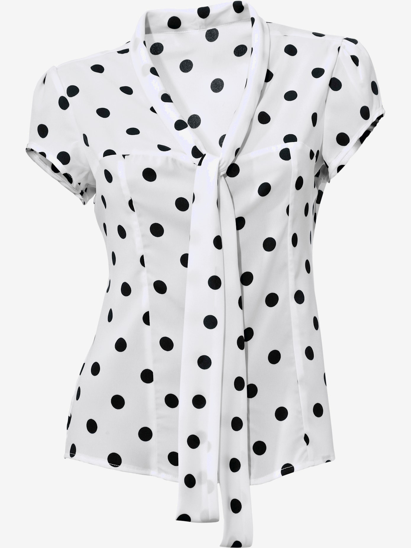 Chemisier à pois motif à pois tendance