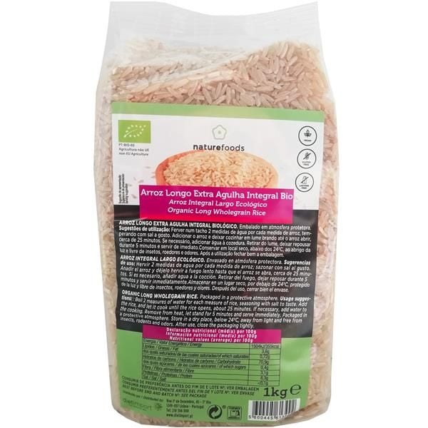 Arroz Longo Extra Agulha Integral Bio