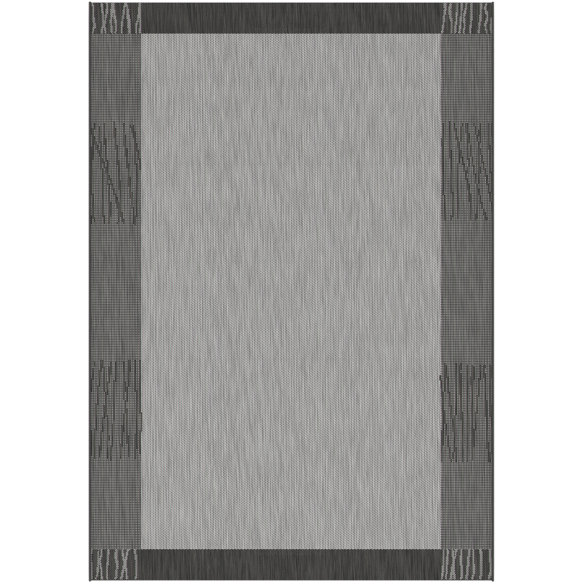 In-/Outdoorteppich - grau - 80x150 cm