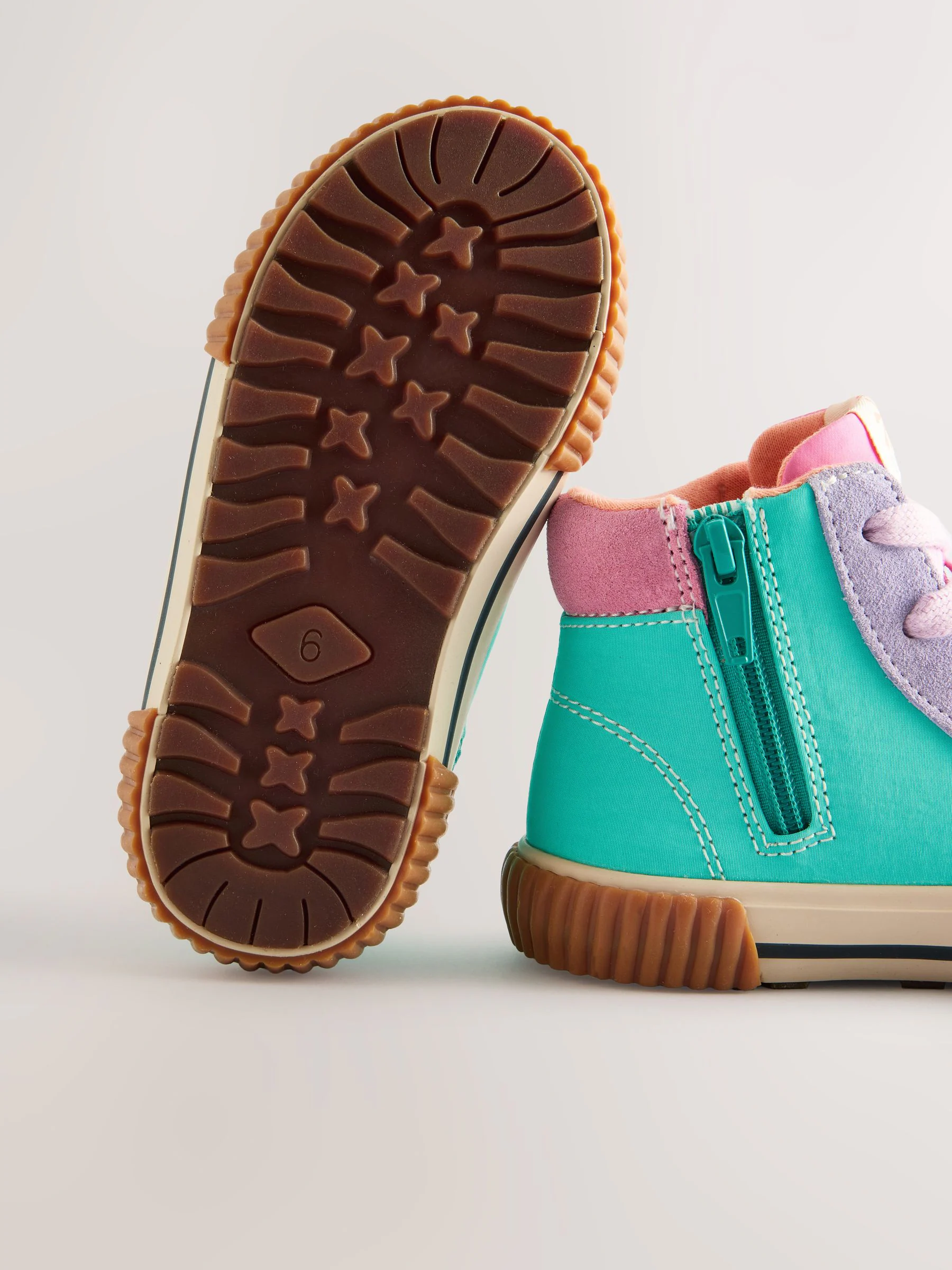 Meerkleurig - Hoge sneakers met ster