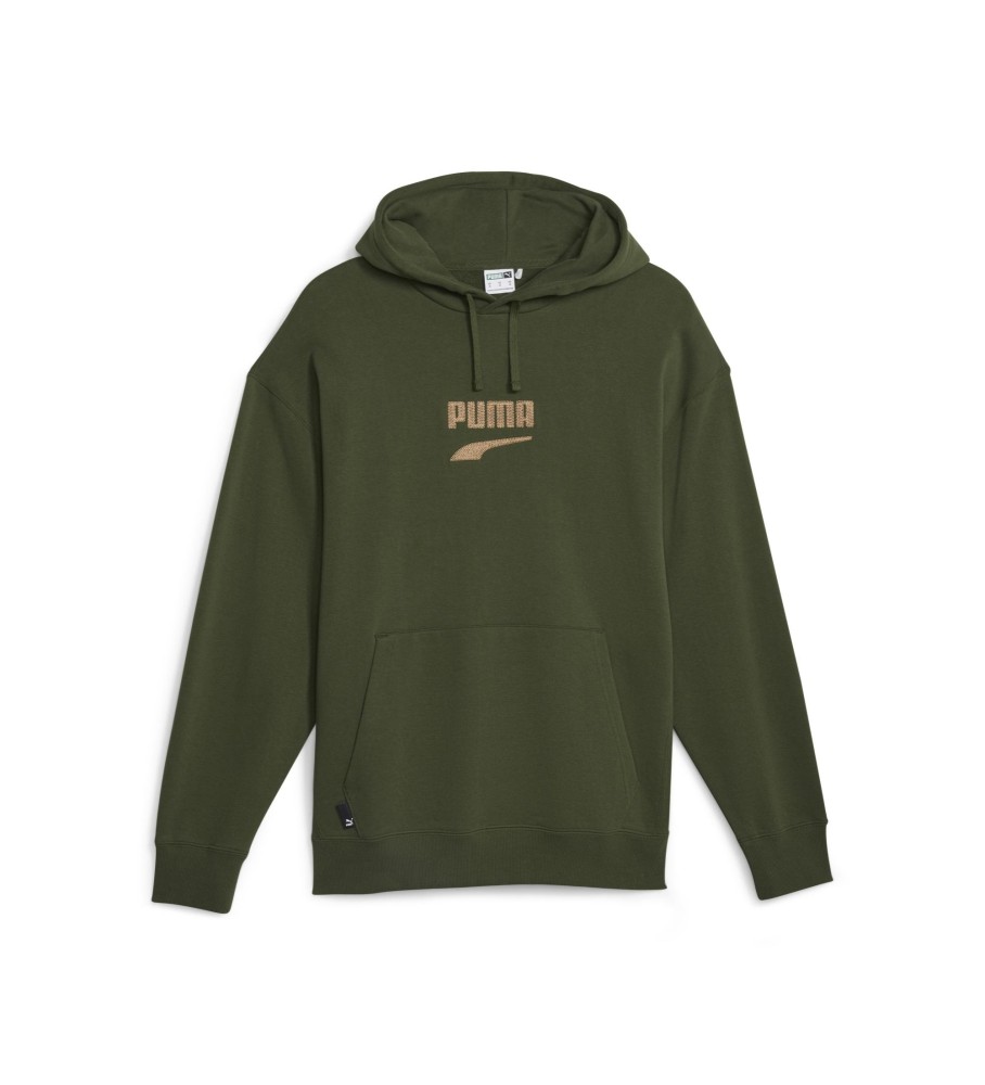 Moletom Puma DOWNTOWN Logo Verde
