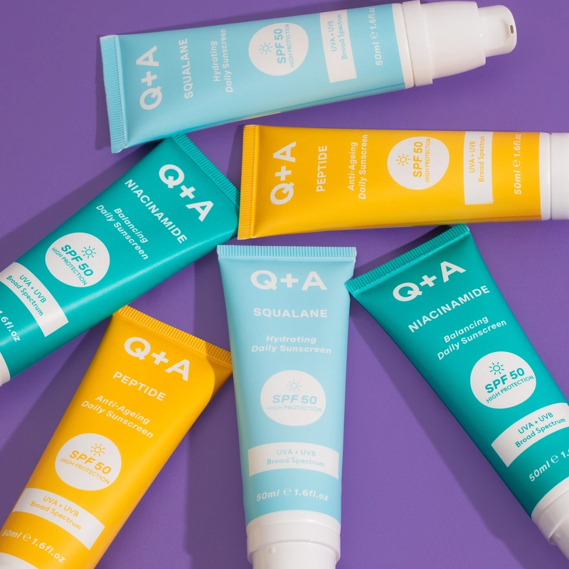 Q+A Squalane Hydrating Face Sunscreen SPF 50 - 50 ml