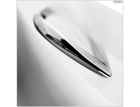 OTITEC - Baignoire rectangulaire - 170 x 70 cm - avec tablier noir ra...