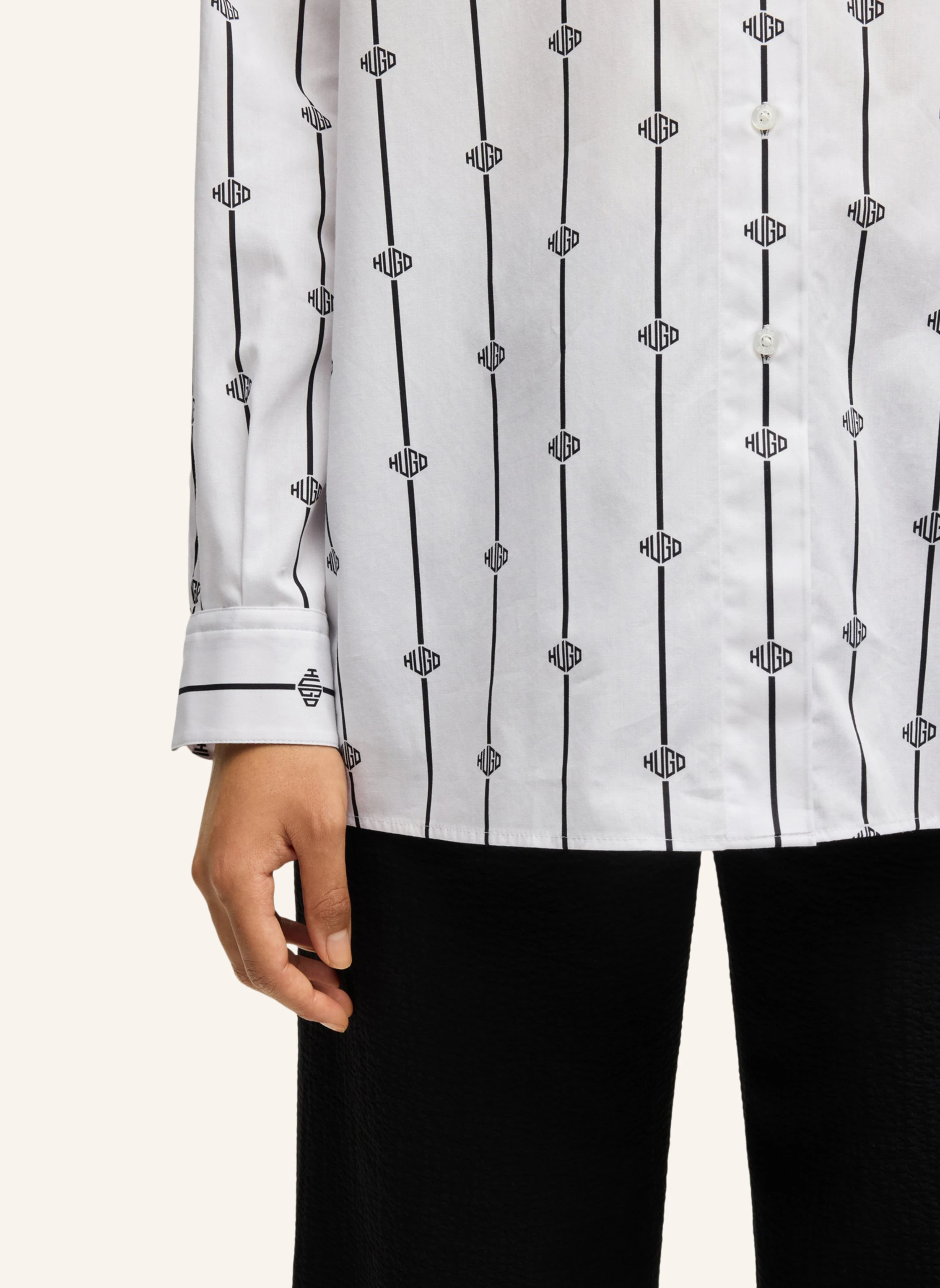 HUGO Business Bluse ESKIL Oversize Fit