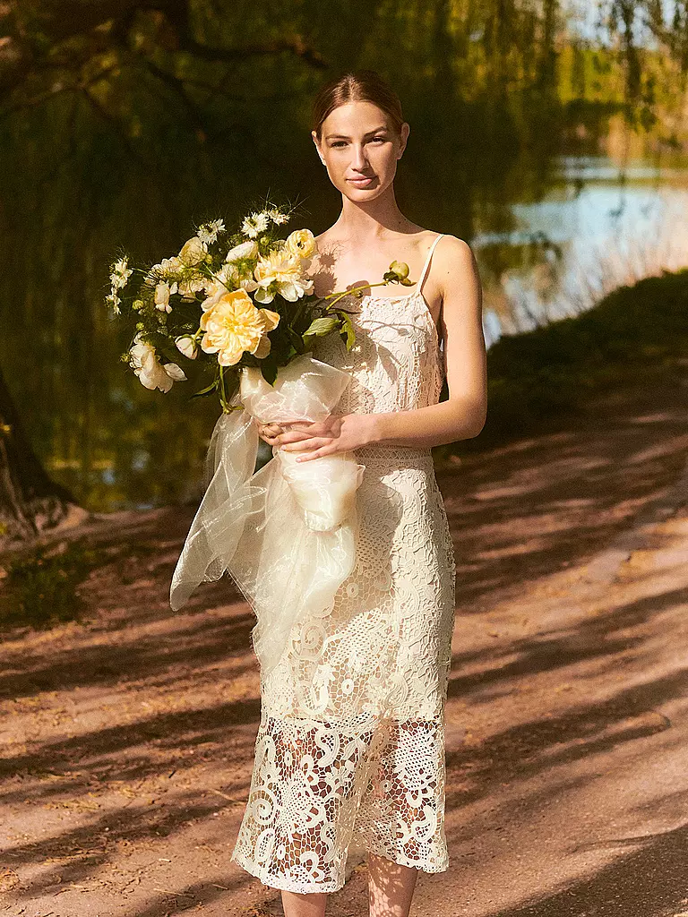 VILA Abendkleid VICAPELLA creme