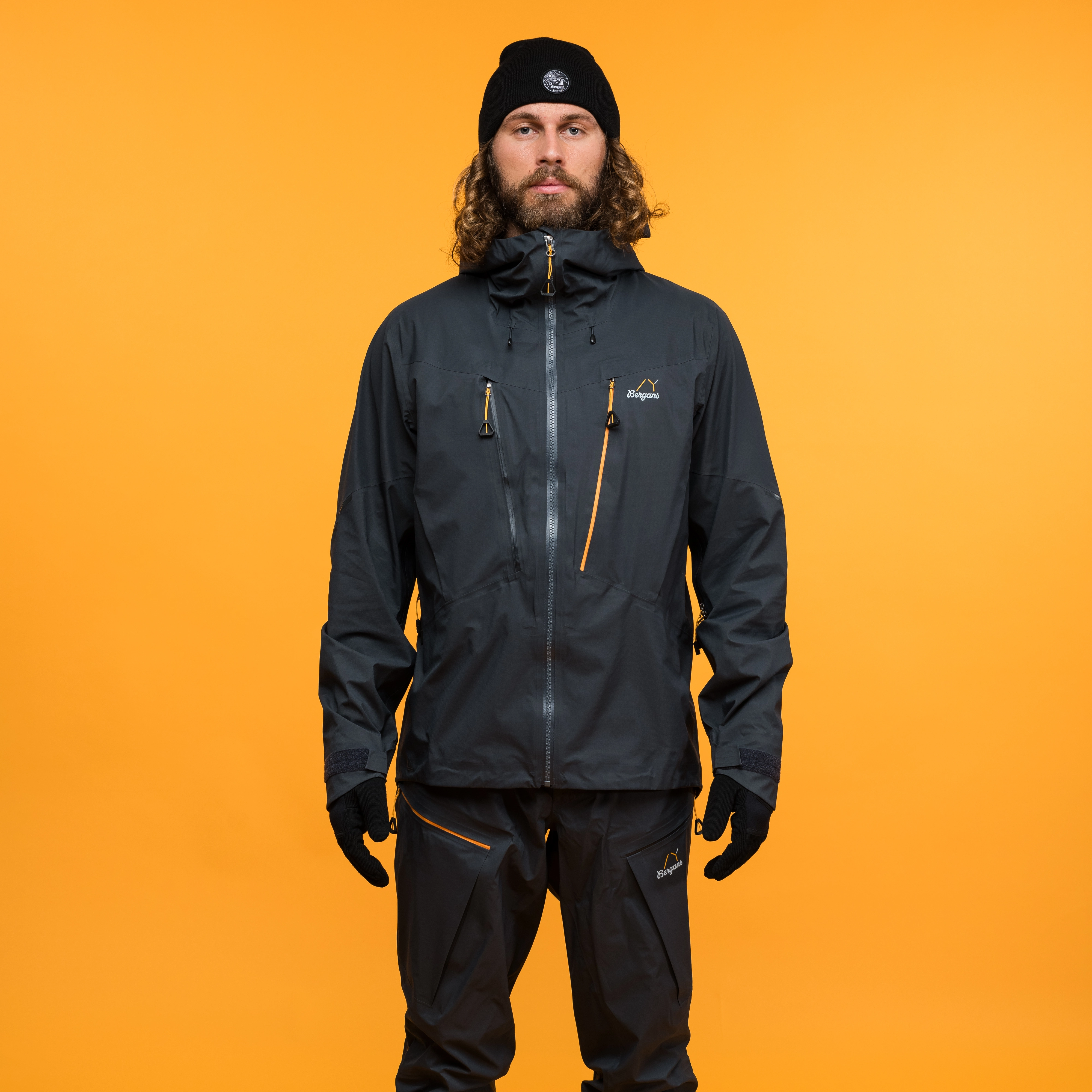 Y MountainLine Breathe 3L Shell Jacket Men Dark Shadow Grey