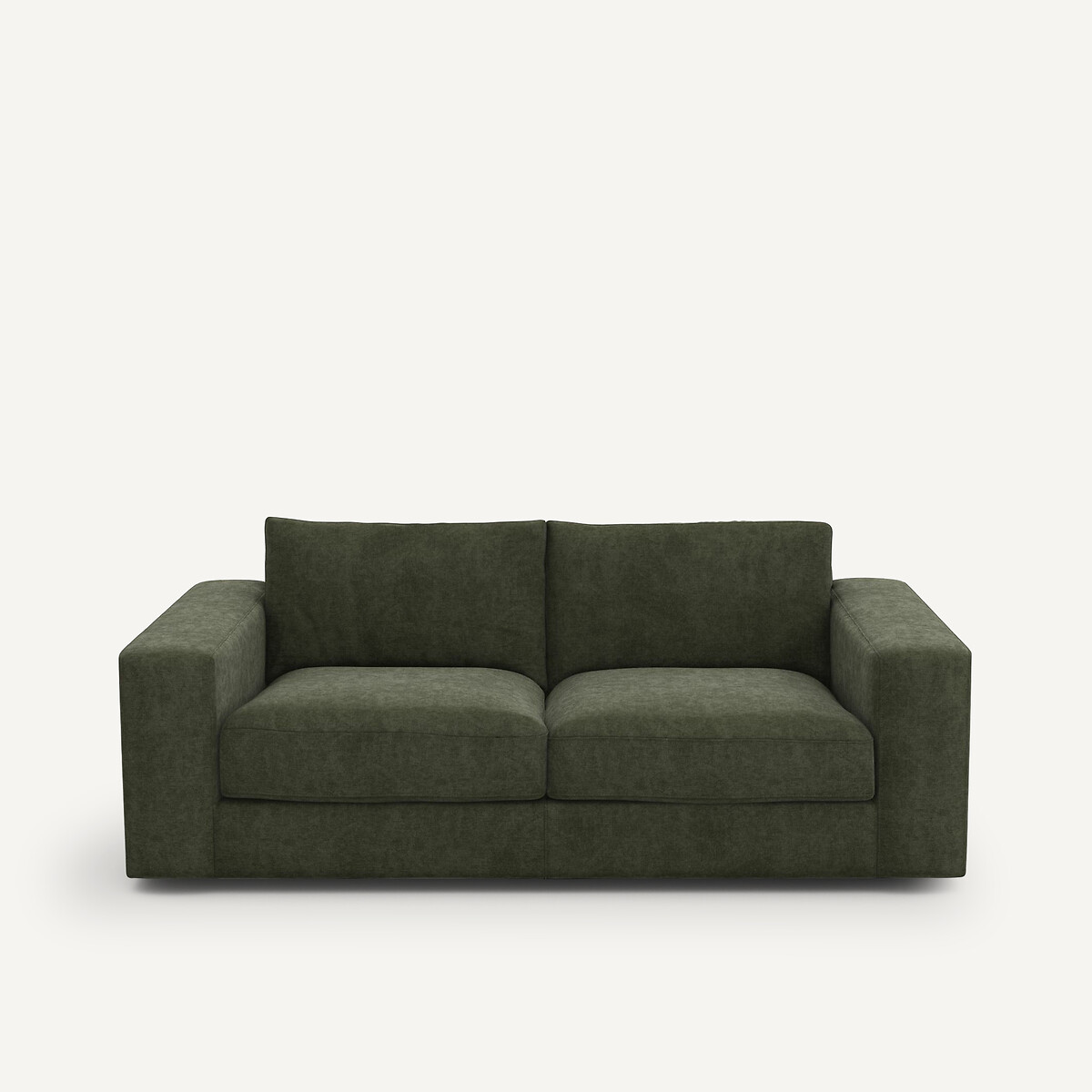 AM.PM<br>Sofá compacto de 3 lugares em viscose-poliéster, Skander