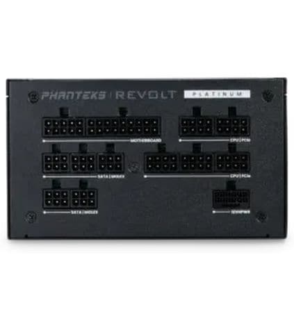 Phanteks Netzteil Revolt Platinum 1200 W Leistungsstarkes, vollmodulares 1200W Netzteil mit ATX 3.0 und PCIe 5.0 Unterstützung
