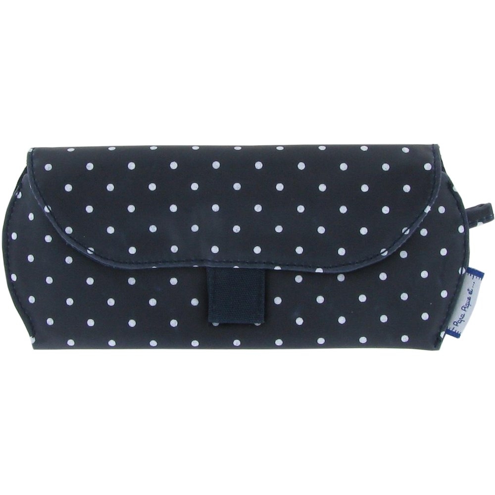 Etui À Lunettes Pois Marine