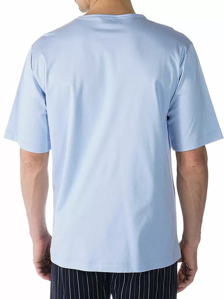 MEY Pyjamashirt blau