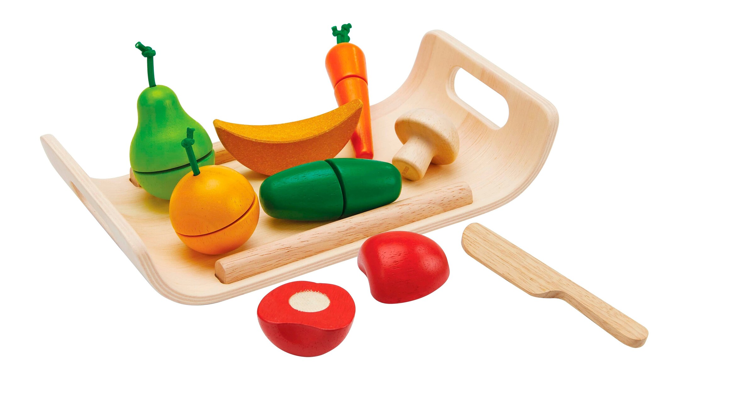 PlanToys Schneidebrett Obst & Gemüse