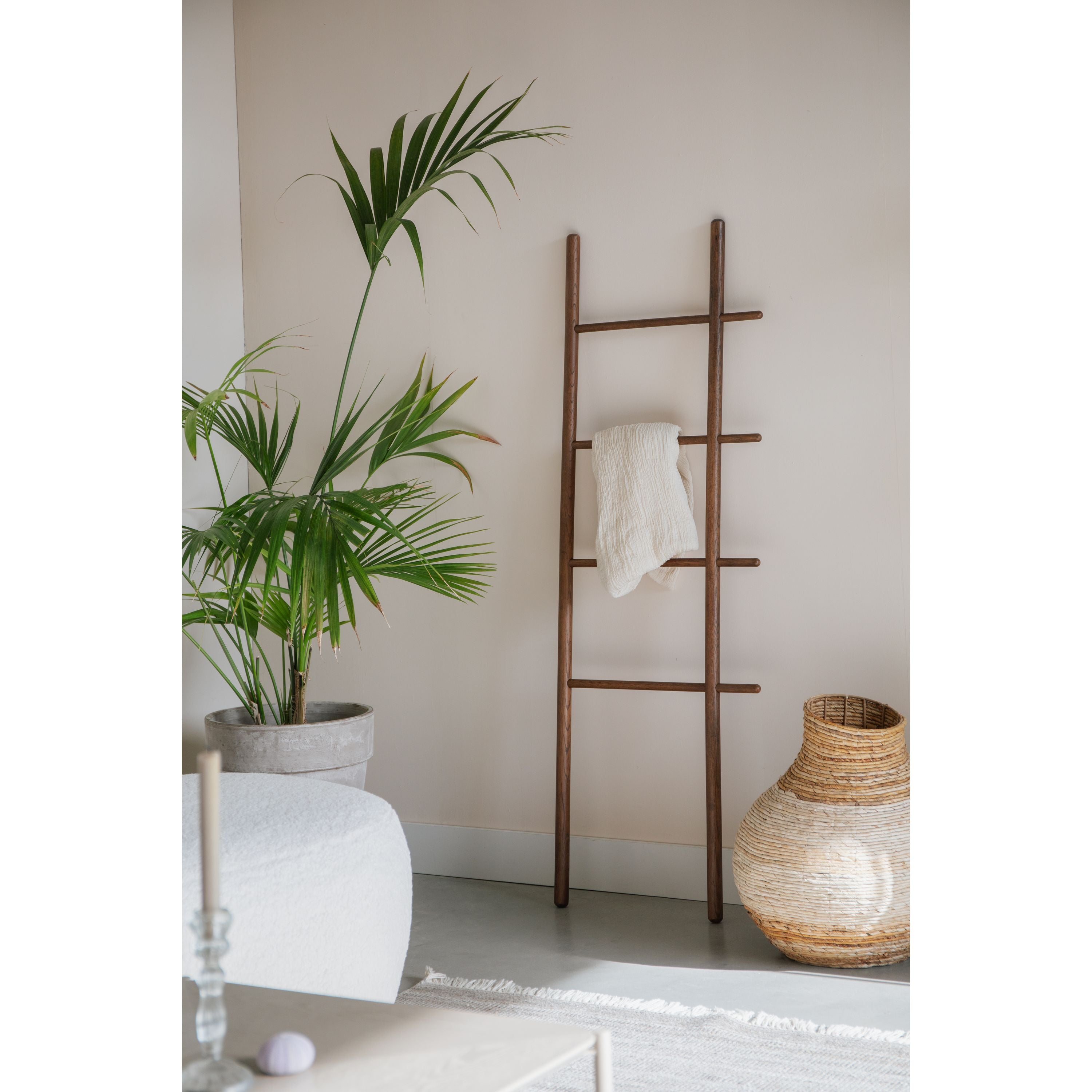 Housecraft Living Jhon Decoratie ladder Hout donker - Bruin
