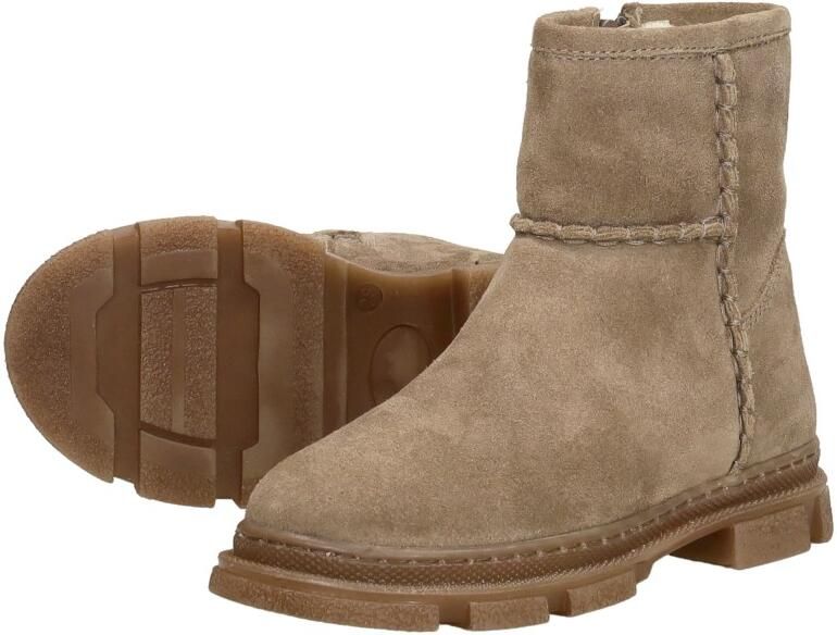 KEQ Enkellaarsjes Taupe