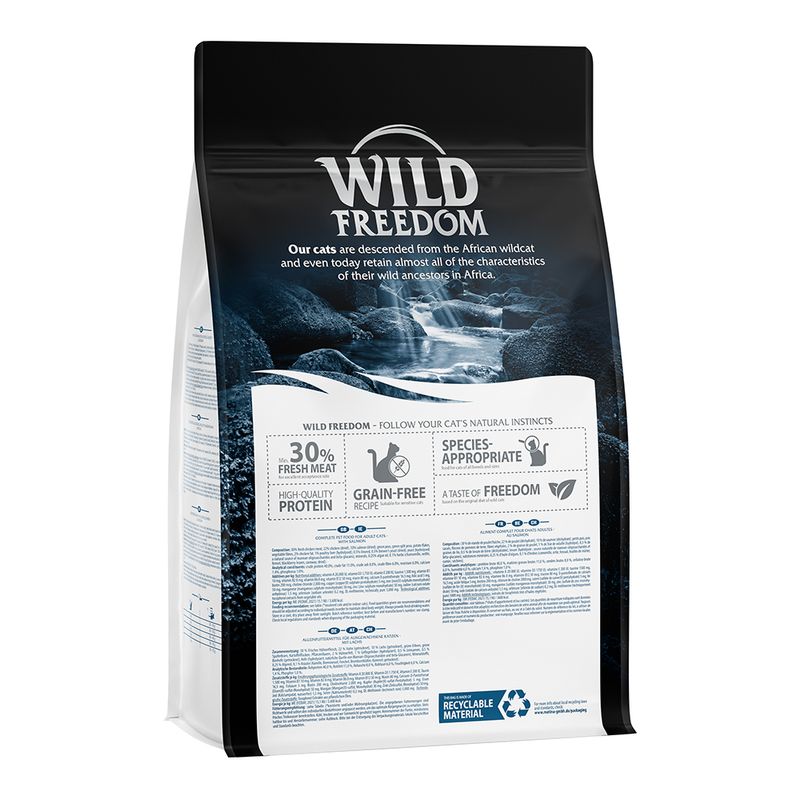 Wild Freedom Adult Cold River Sterilised, saumon - sans céréales