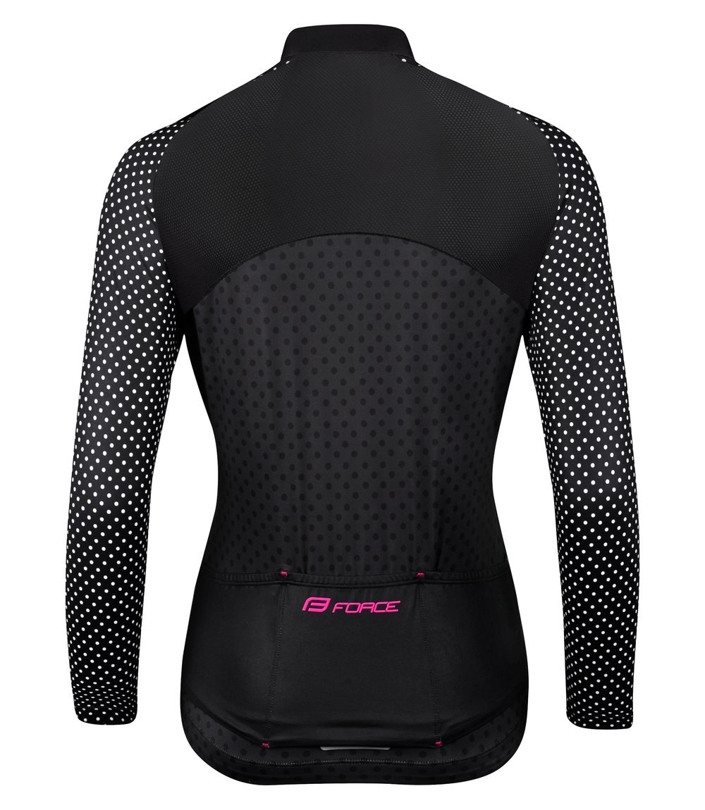 Force Points Langærmet Jersey til Kvinder Sort / Pink