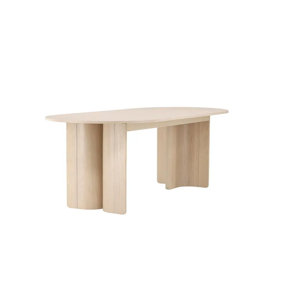 Eettafel Rond - Naturel - 220x100x75cm - Tyresö