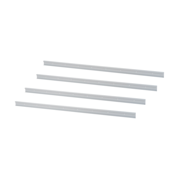 Firststep trapneusprofielset laminaat zilver, voor 4 treden