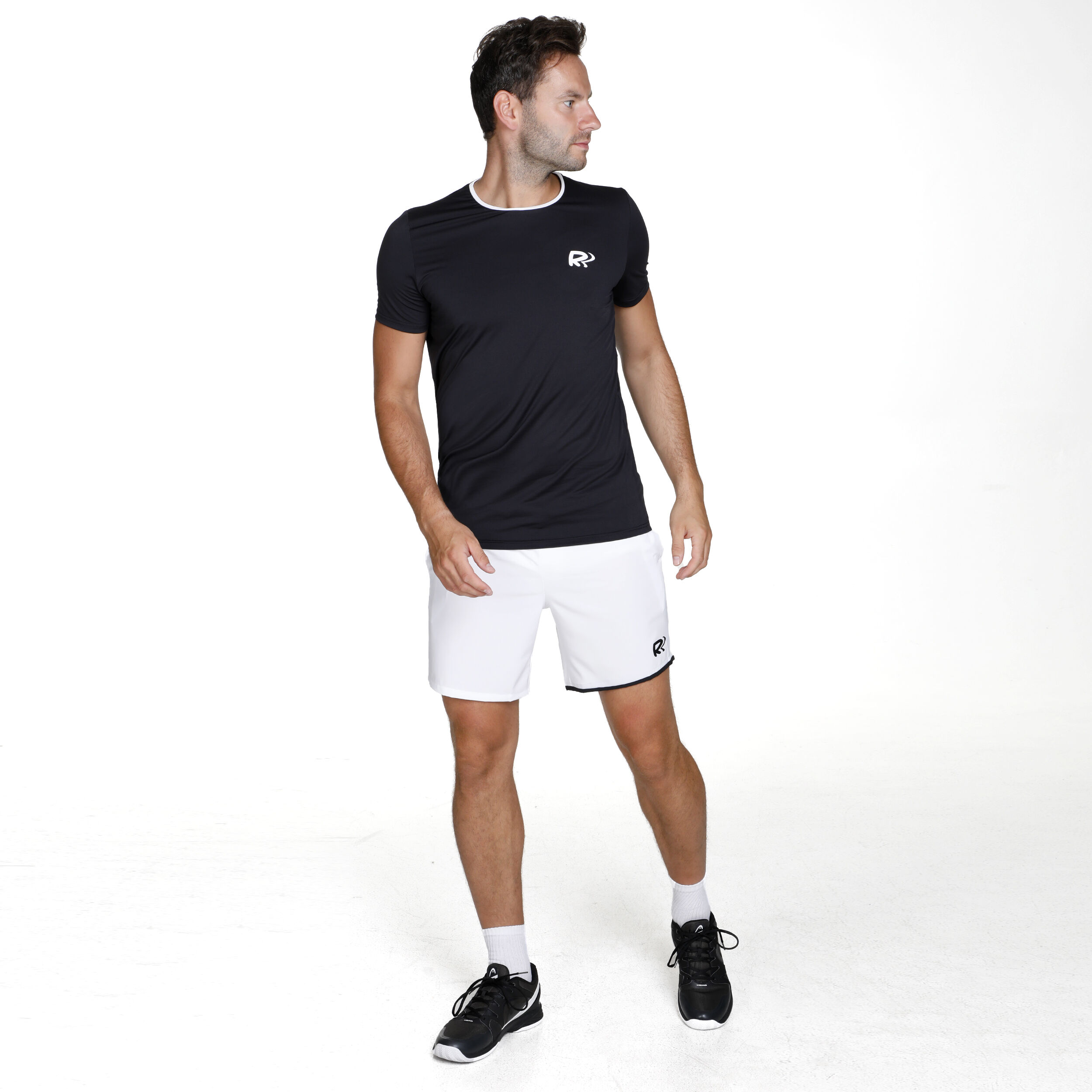 Racket Roots Teamline T-shirt Hommes - Noir