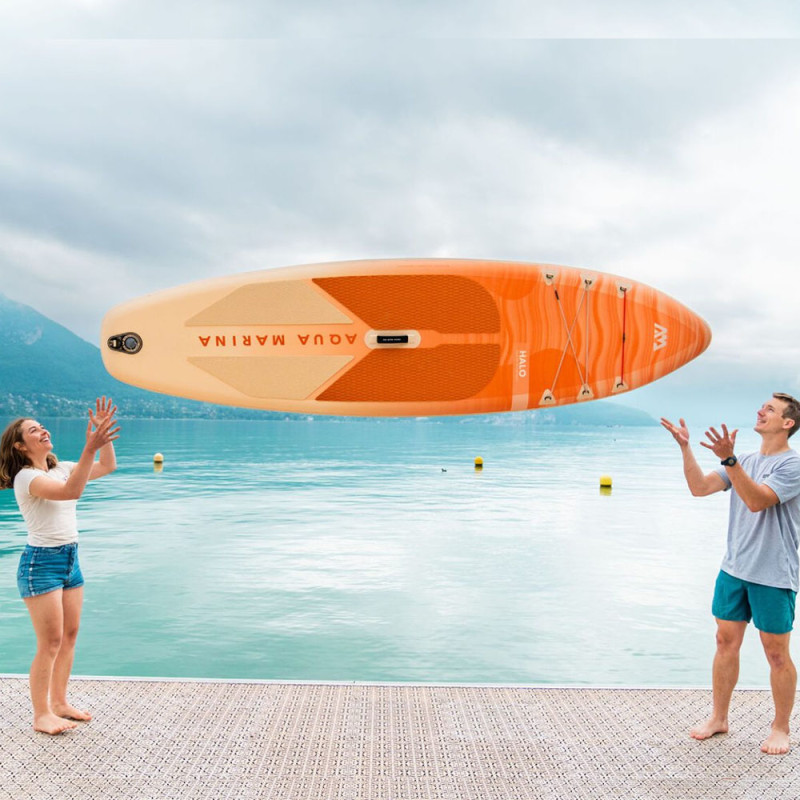 Paddle gonflable ultra-leger aqua marina halo tpu 10.0
