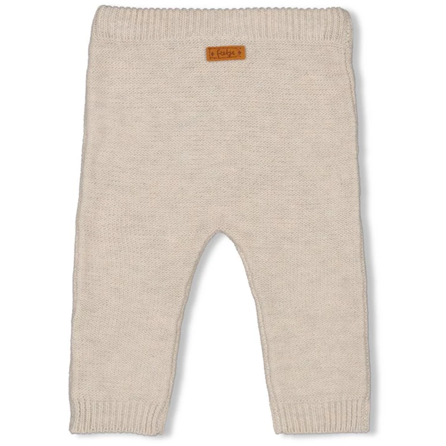 Feetje Strickhose Little Duck Taupe melange
